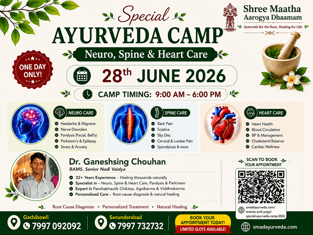 Special Ayurveda Camp — Neuro, Spine & Heart Care