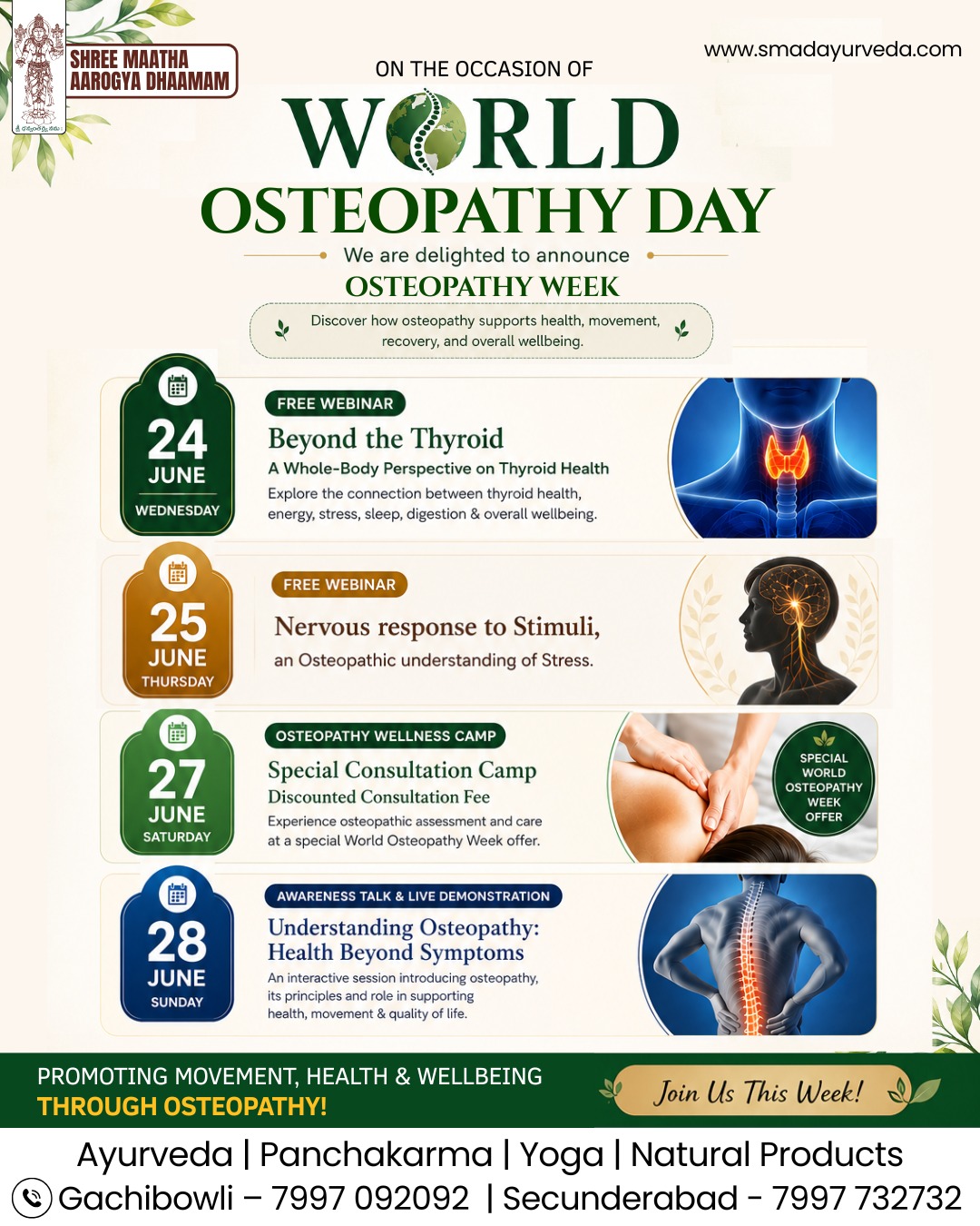 Osteopathy Wellness Camp — Special Consultation